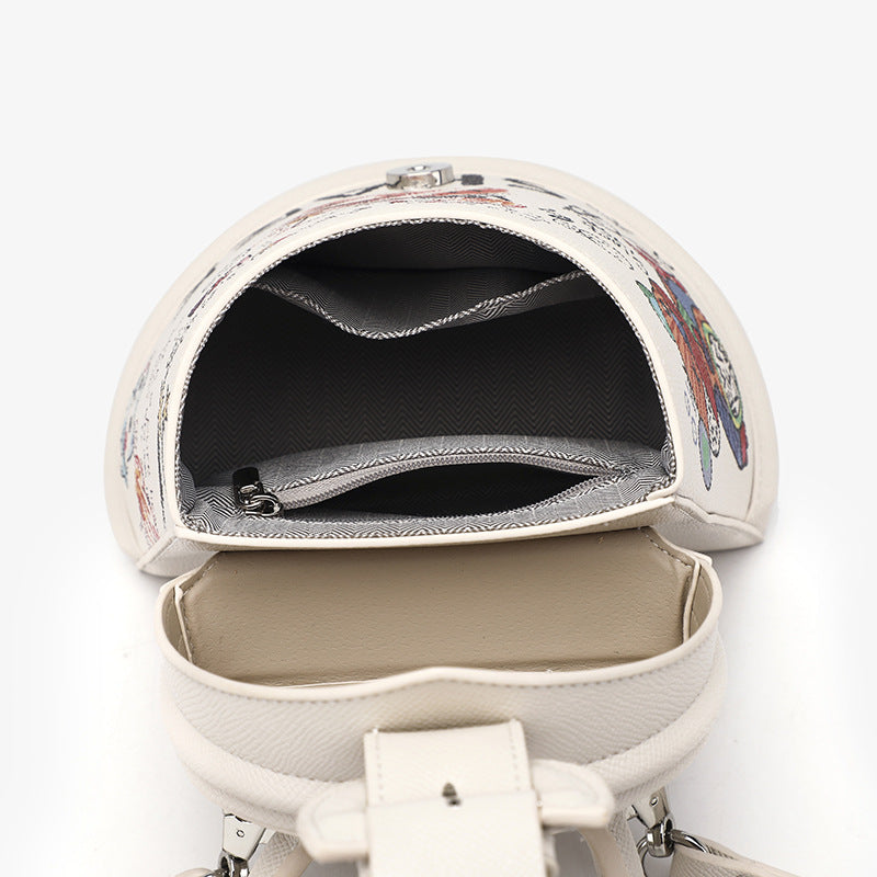 Damen Bucket Bag mit kreativem Kunstleder-Design und verstellbarem Schulterriemen Nord Taschen