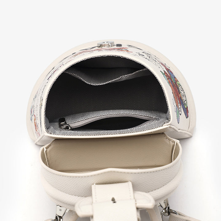 Damen Bucket Bag mit kreativem Kunstleder-Design und verstellbarem Schulterriemen Nord Taschen