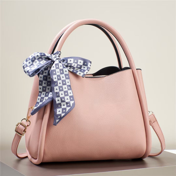 Damen elegante Handtasche mit verspieltem Schleifenakzent Nord Taschen