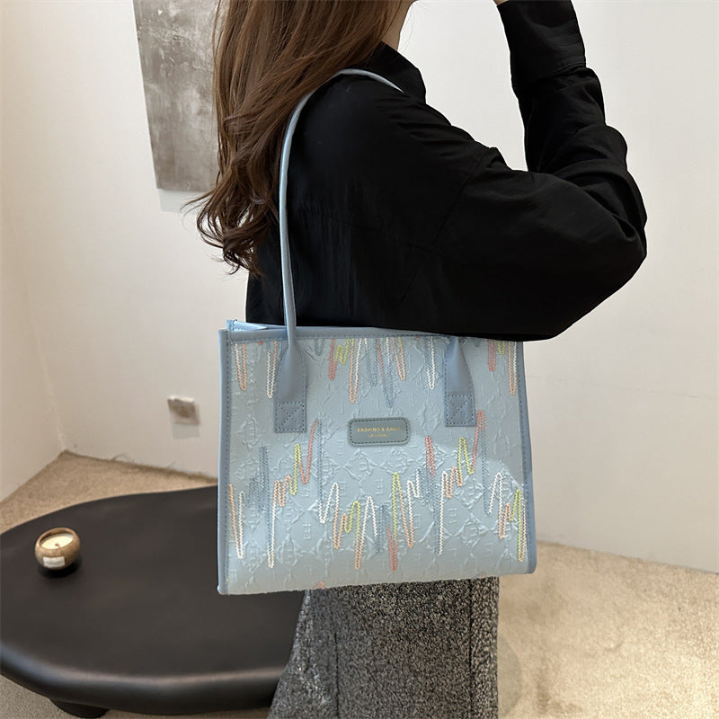 Damen elegante Tragetasche mit stilvollem Muster Nord Taschen