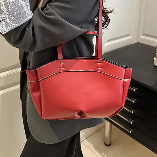 Damen Tragetasche aus hochwertigem Kunstleder mit funktionalen Innenfächern Nord Taschen