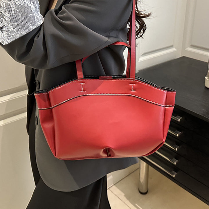 Damen Tragetasche aus hochwertigem Kunstleder mit funktionalen Innenfächern Nord Taschen