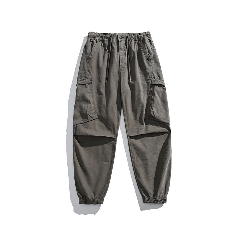 Herren Loose‑Fit Utility‑Cargohose mit Tunnelzugbund, Kniepaneelen und großen Klappentaschen Nord Taschen