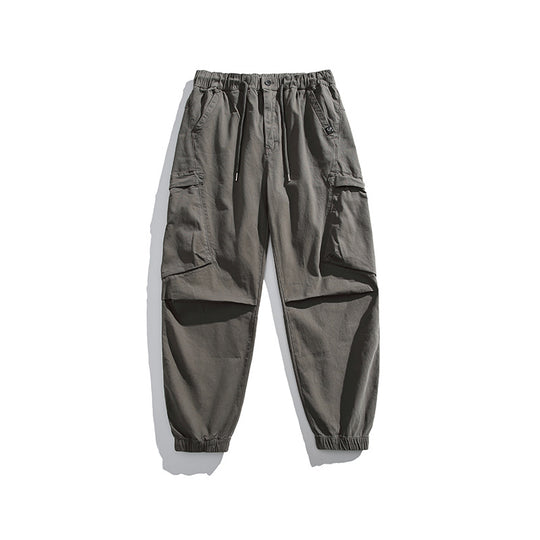 Herren Loose‑Fit Utility‑Cargohose mit Tunnelzugbund, Kniepaneelen und großen Klappentaschen Nord Taschen