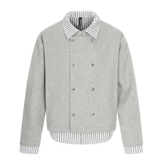 Herren Kurzblouson mit doppelreihiger Knopfleiste und Hemdkragen‑Optik Nord Taschen