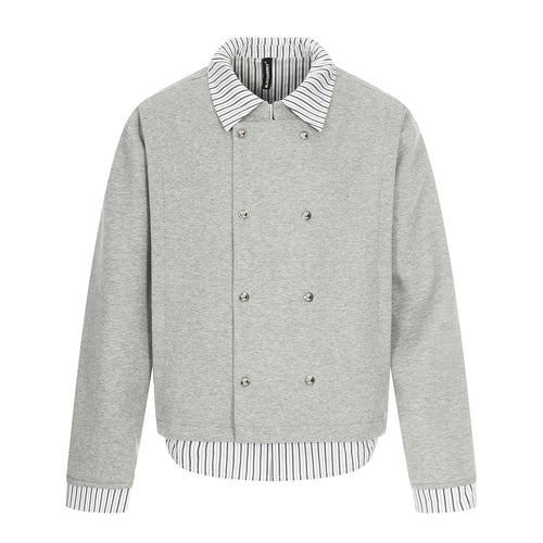 Herren Kurzblouson mit doppelreihiger Knopfleiste und Hemdkragen‑Optik Nord Taschen