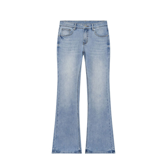 Damen Hochtaillierte ausgestellte Jeans mit Kickflare und Fünf‑Taschen‑Schnitt Nord Taschen