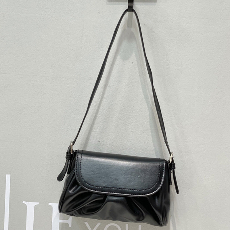 Damen Hobo-Tasche mit raffiniertem Faltendesign und verstellbarem Schulterriemen Nord Taschen