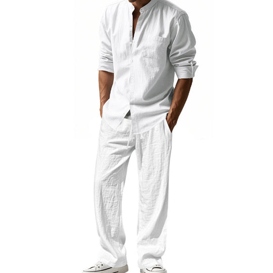 Herren lässiges Oberteil und lockere Hose Set