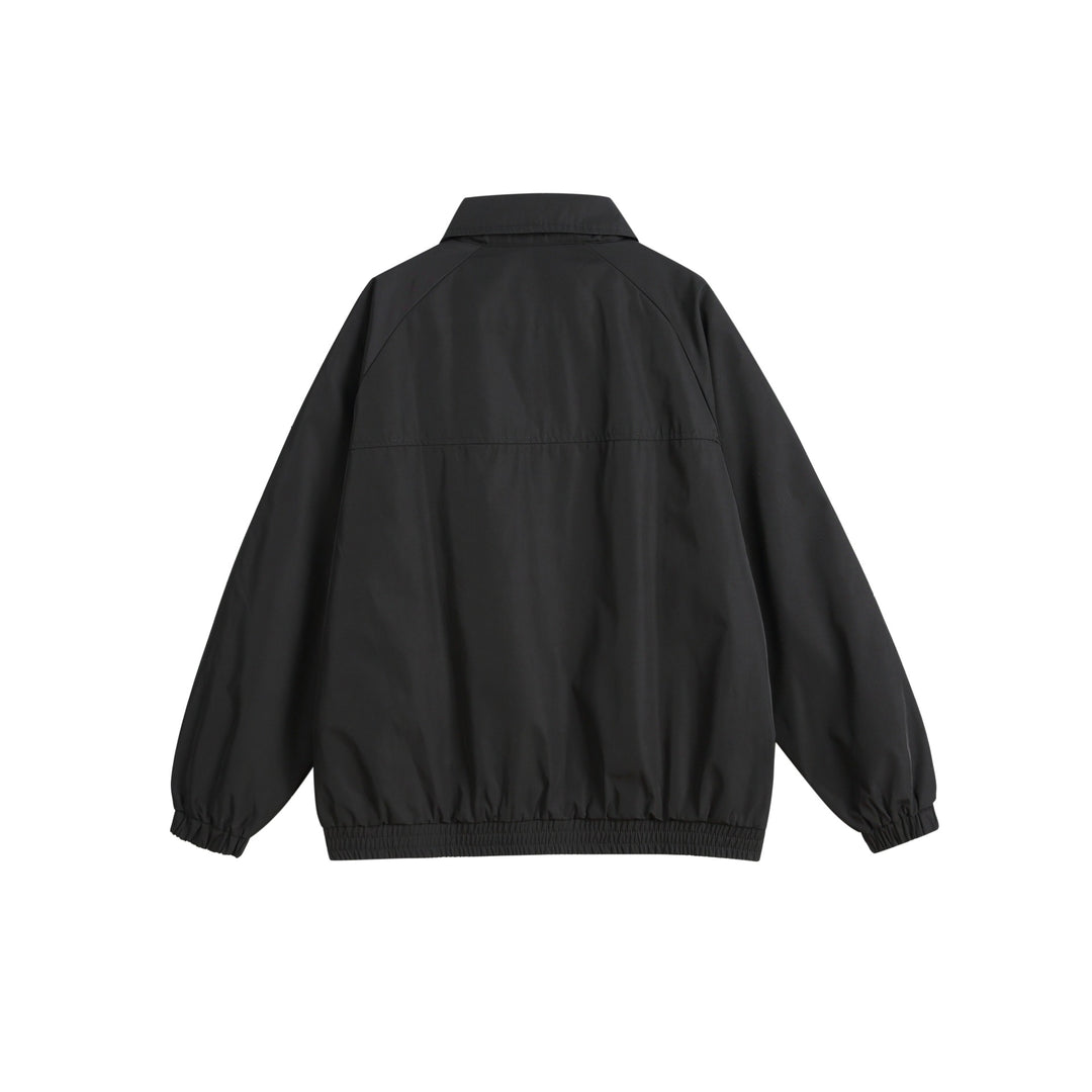 Unisex Boxy-Übergangsblouson mit Stehkragen und elastischem Saum Nord Taschen