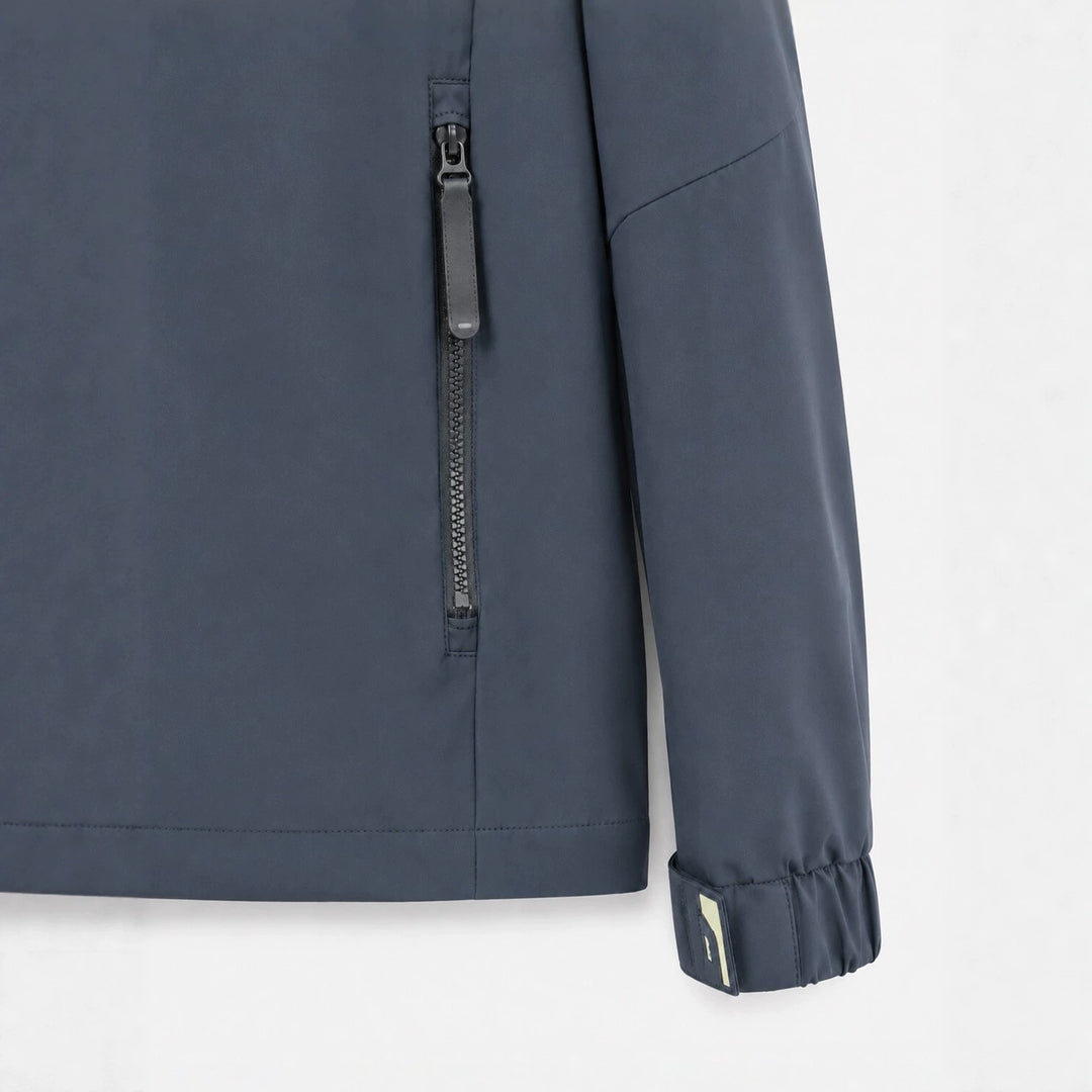Herren Leichte wasserabweisende Kapuzen‑Softshelljacke mit Reißverschlusstaschen Nord Taschen