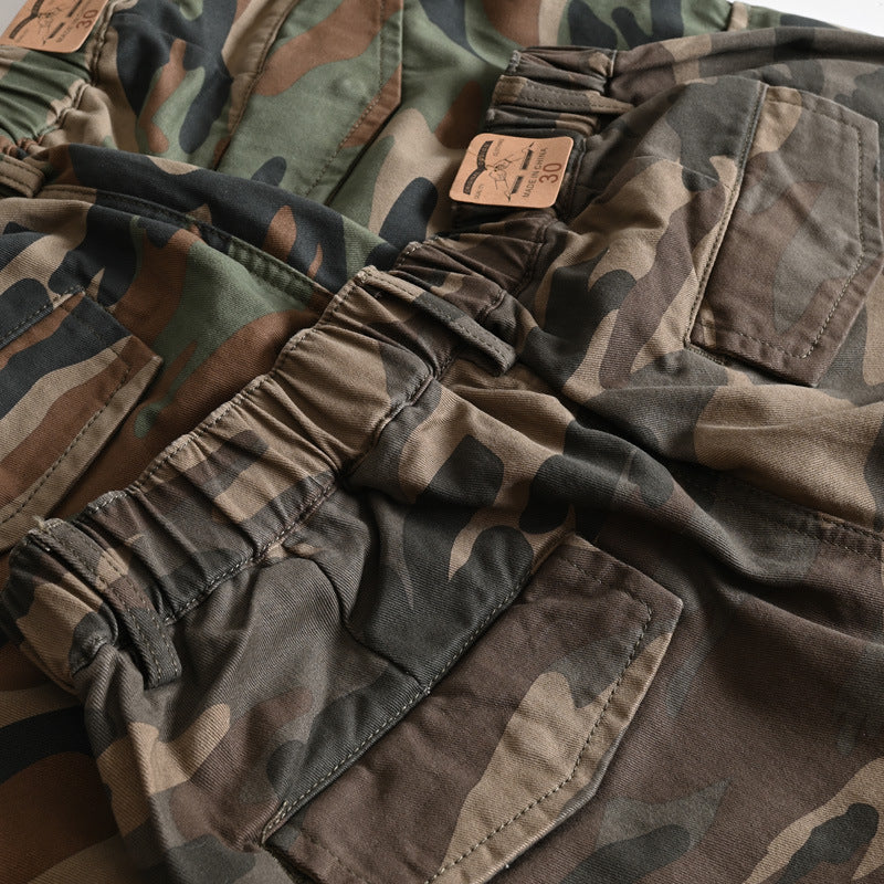 Herren Cargohose im Military-Look mit Mehrfachtaschen und geradem Schnitt Nord Taschen