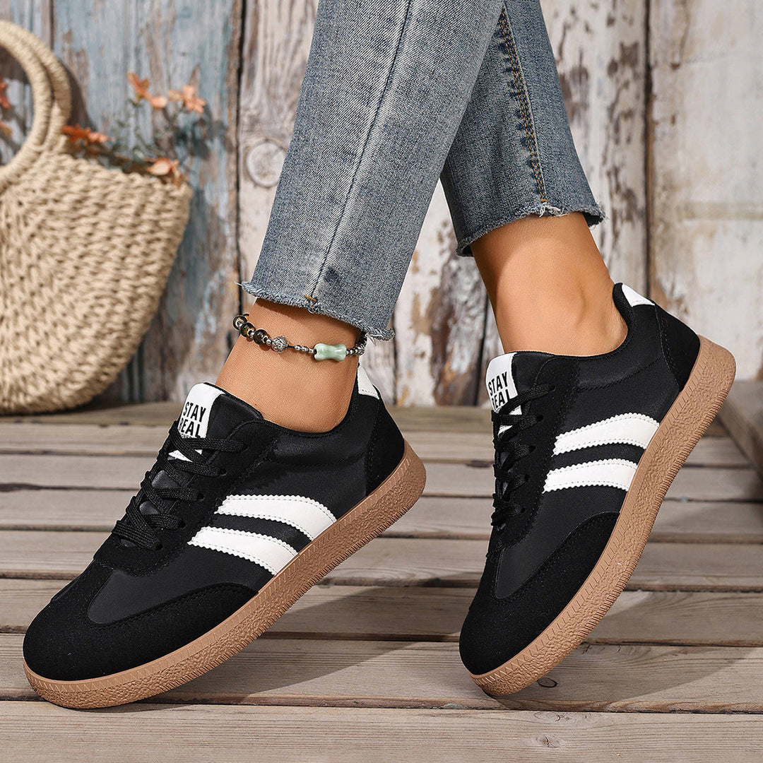 Damen Urbanes Lifestyle-Sneaker mit sportlichem Obermaterial und rutschfester Sohle - Arvani