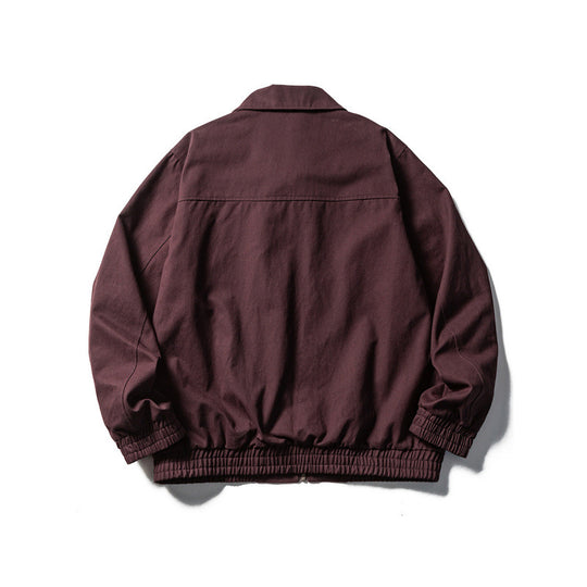 Herren Boxy-Fieldjacke im Utility-Look mit Stehkragen, durchgehendem Reißverschluss und elastischem Saum Nord Taschen