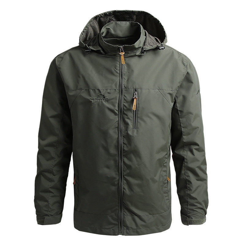 Herren Leichte Wetterjacke Nord Taschen