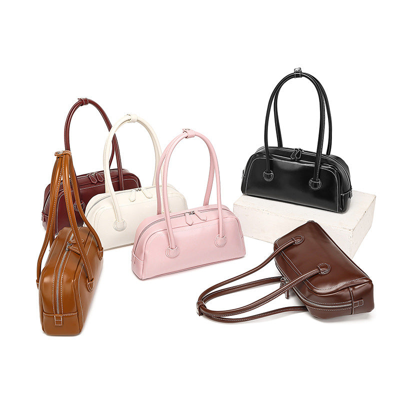 Damen Henkeltasche mit eleganter Kontur und praktischem Innenlayout Nord Taschen