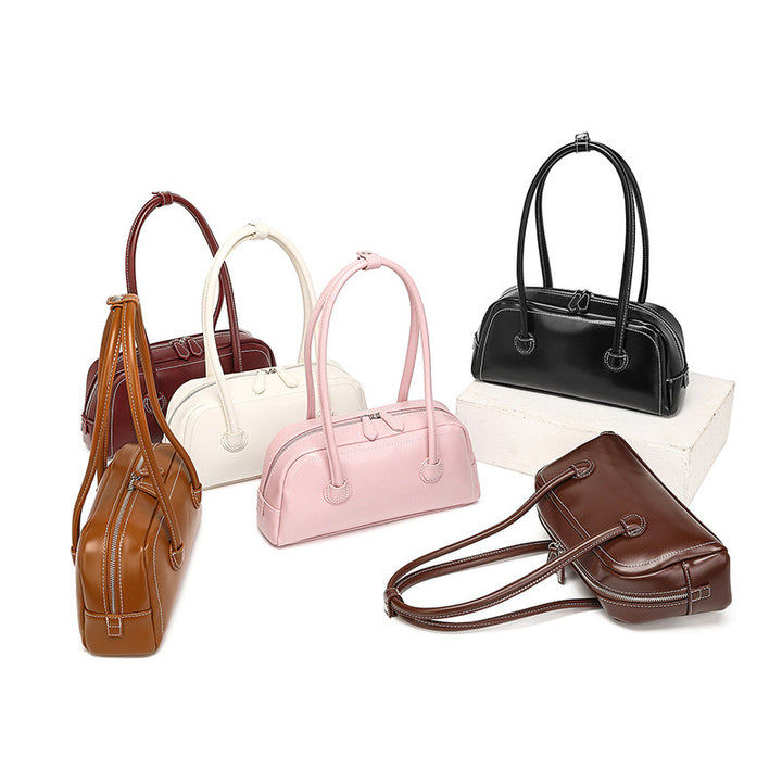 Damen Henkeltasche mit eleganter Kontur und praktischem Innenlayout Nord Taschen