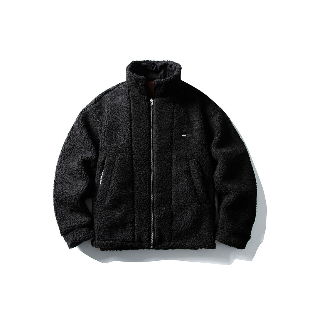 Herren Kurz geschnittener Isolations‑Blouson mit Sherpa‑Kragen und Klappentaschen Nord Taschen