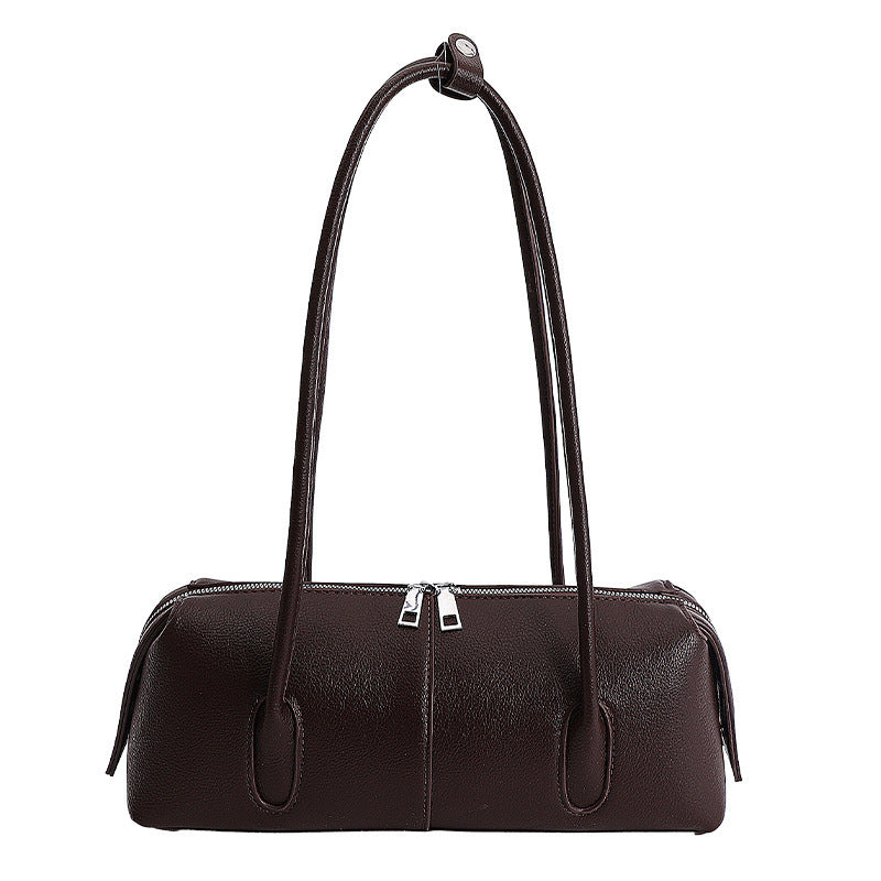 Damen elegante Umhängetasche mit doppeltem Reißverschluss und praktischen Details Nord Taschen