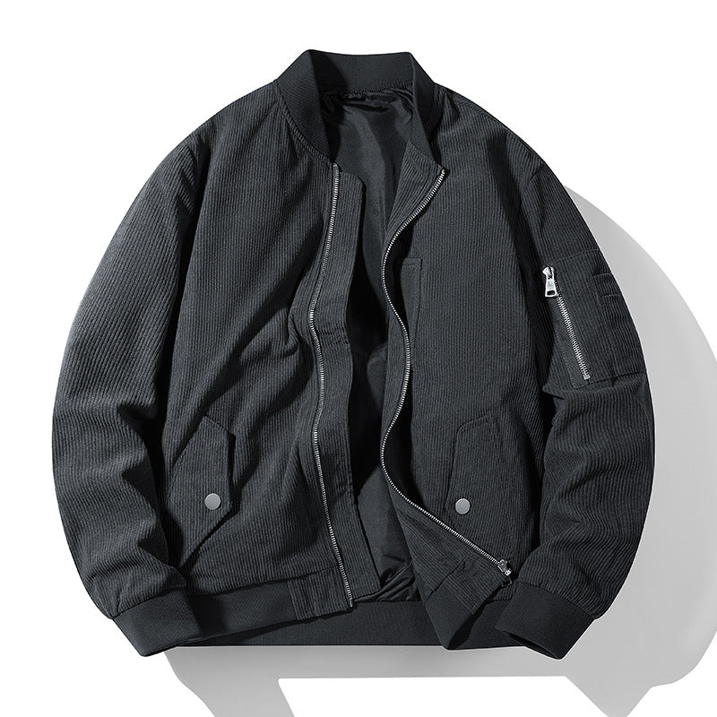 Herren Sportliche Bomberjacke mit Reißverschluss und praktischen Taschen Nord Taschen