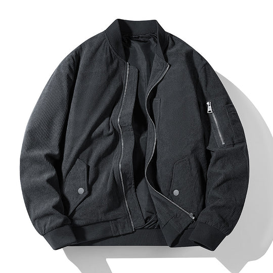 Herren Sportliche Bomberjacke mit Reißverschluss und praktischen Taschen Nord Taschen