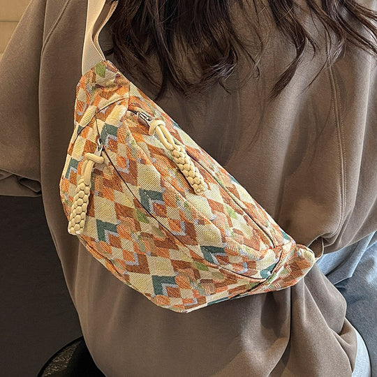 Damen modische Rucksacktasche mit geometrischem Design Nord Taschen
