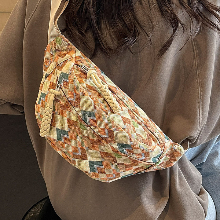 Damen modische Rucksacktasche mit geometrischem Design Nord Taschen