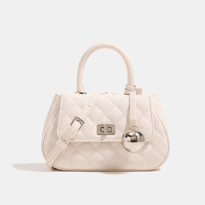 Damen modische Handtasche mit sanfter Struktur und glänzenden Akzenten Nord Taschen