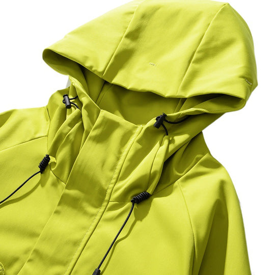 Herren Wasserabweisende technische Utility-Jacke mit Kapuze, Multifunktions‑Taschen & verstellbaren Klettmanschetten Nord Taschen