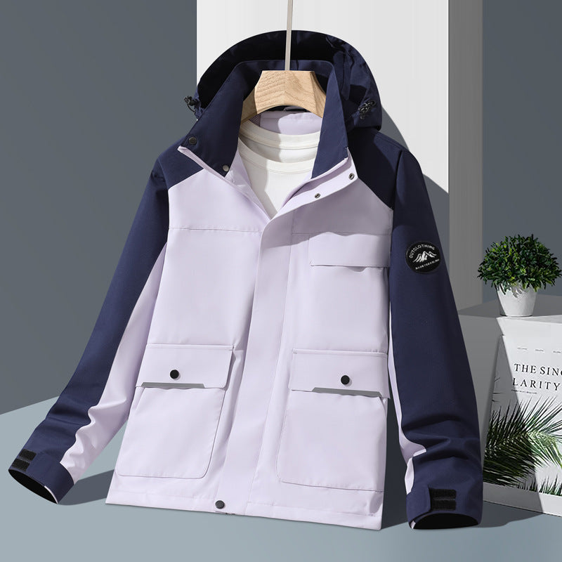Damen Technische Regenjacke Nord Taschen