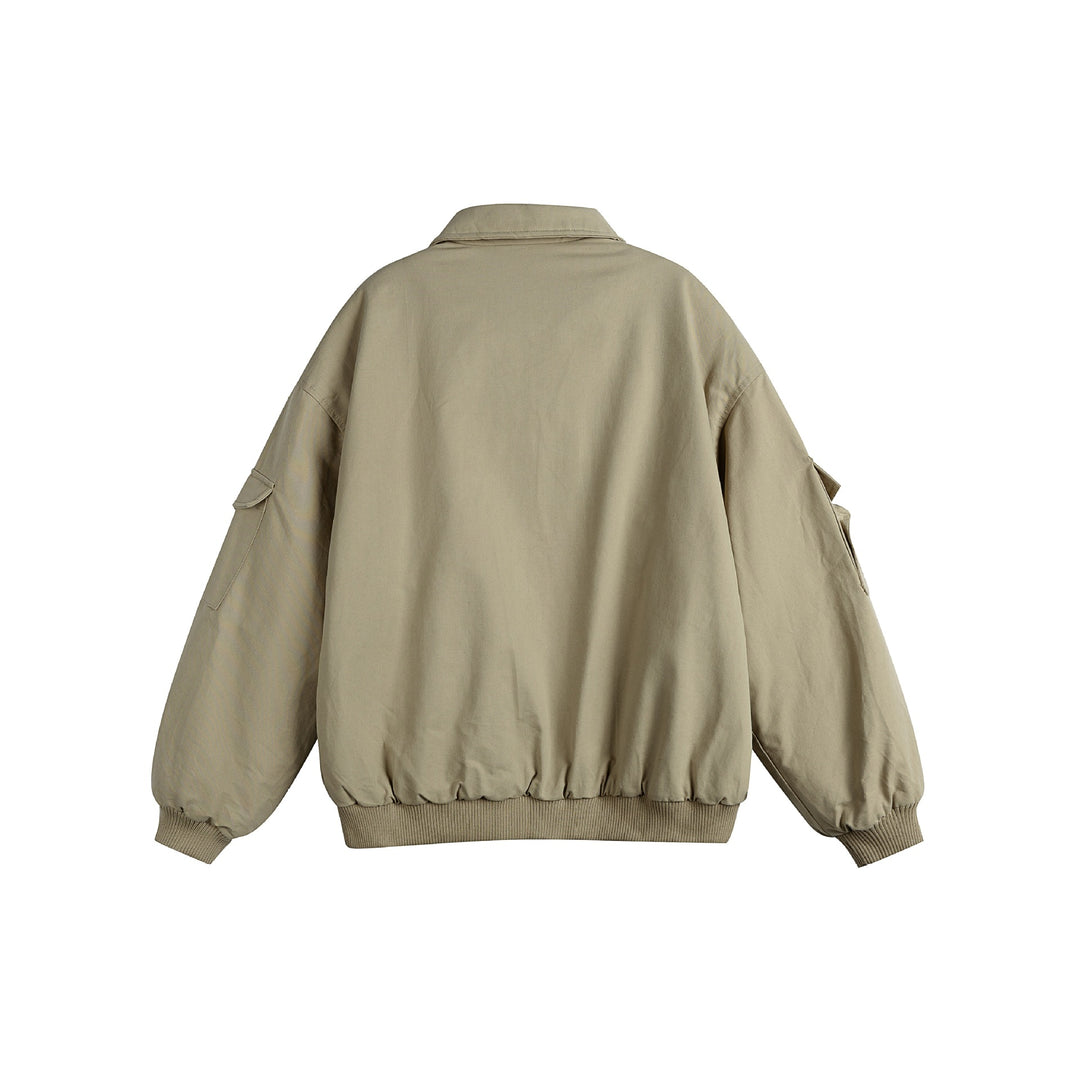 Unisex Boxy Utility-Blousonjacke mit Zip-Details und funktionalen Pattentaschen Nord Taschen