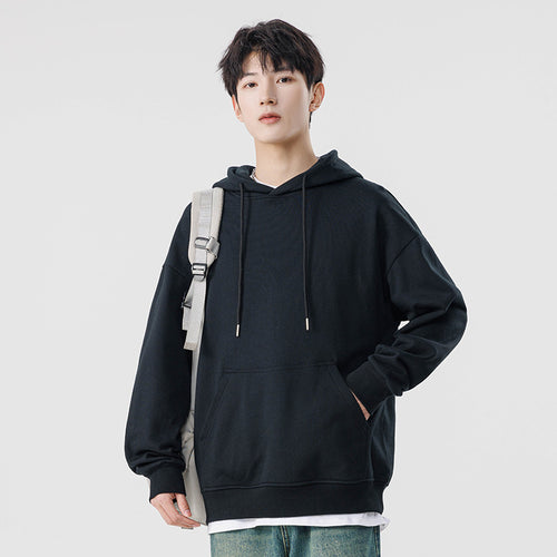 Unisex Oversize-Kapuzenpullover mit Kängurutasche und Drop-Shoulder Nord Taschen