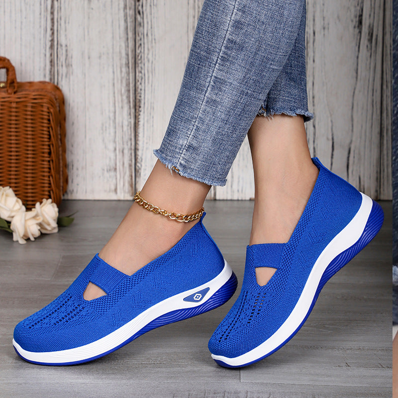 Damen Atmungsaktive Freizeit-Slipper mit elastischem Einschlupf und flexibler Sohle Nord Taschen