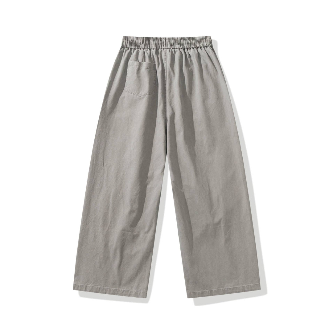 Damen weite Cargo-Hose mit elastischem Bund und Tunnelzug Nord Taschen