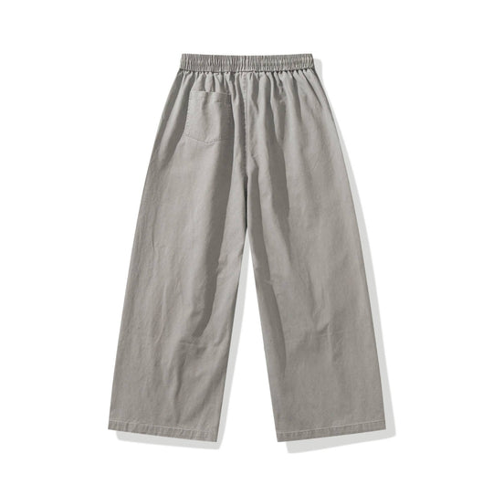 Damen weite Cargo-Hose mit elastischem Bund und Tunnelzug Nord Taschen