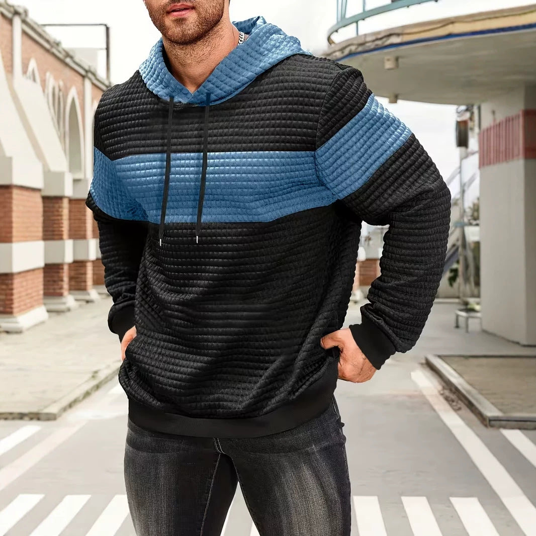 Herren Urbaner Kapuzenpullover mit innovativer Struktur Nord Taschen