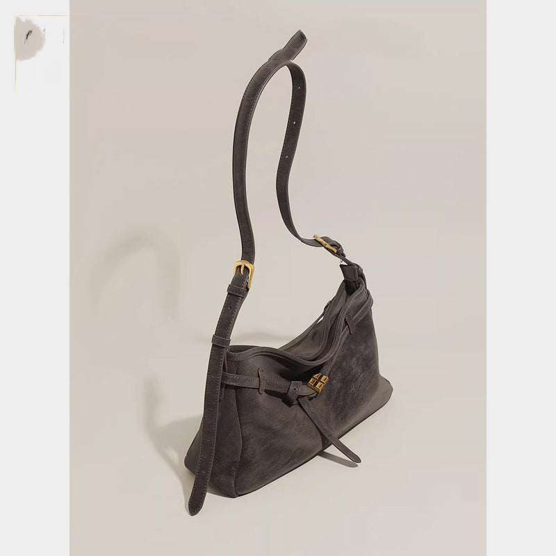 Damen Hobo-Tasche mit luxuriöser Samtoberfläche und elegantem Kettenverschluss Nord Taschen