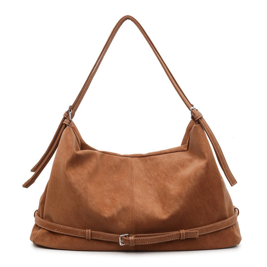 Damen Hobo-Tasche aus weichem Kunstleder mit verstellbarem Schulterriemen Nord Taschen