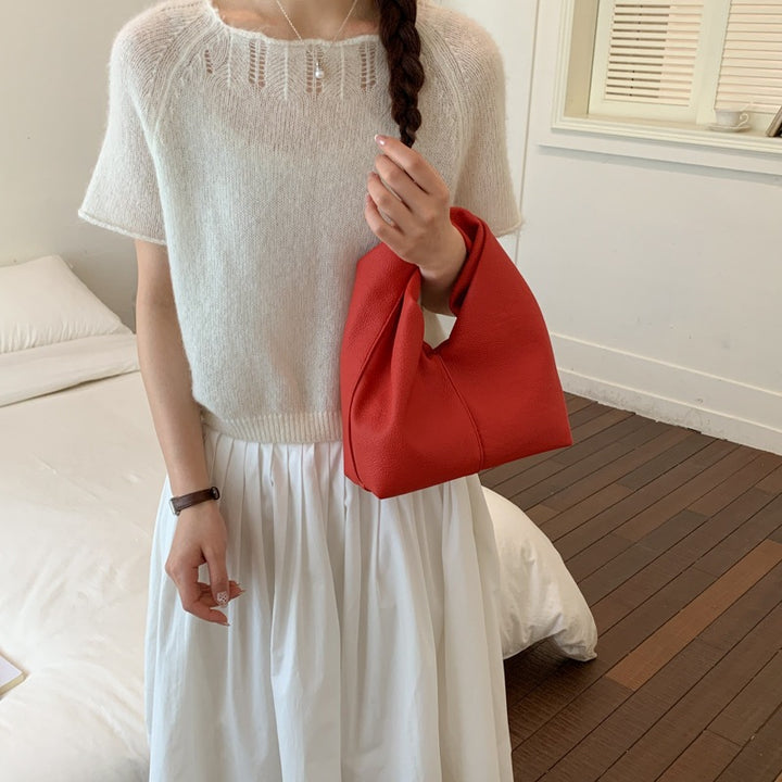 Damen Hobo-Tasche aus hochwertigem Kunstleder mit einzigartigem Knoten-Design Nord Taschen