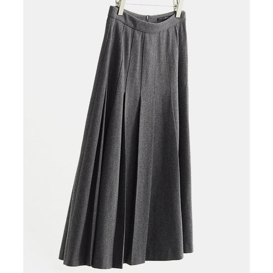 Damen Langer Plisseerock mit hohem Bund Nord Taschen