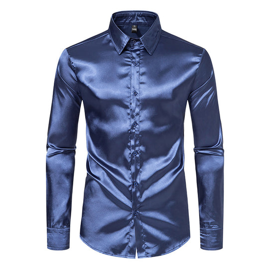 Elegantes Herren Seidenhemd