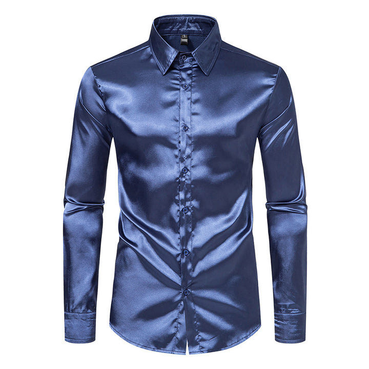 Elegantes Herren Seidenhemd