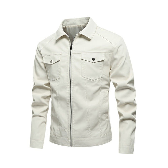 Herren Modische Sommerjacke im Biker-Stil Nord Taschen