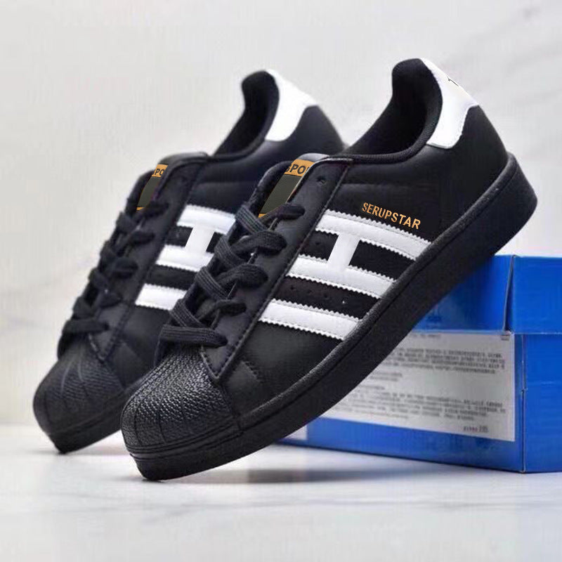 Damen Sportliche Freizeit Sneakers mit Lederoberfläche und rutschfester Sohle - Arvani