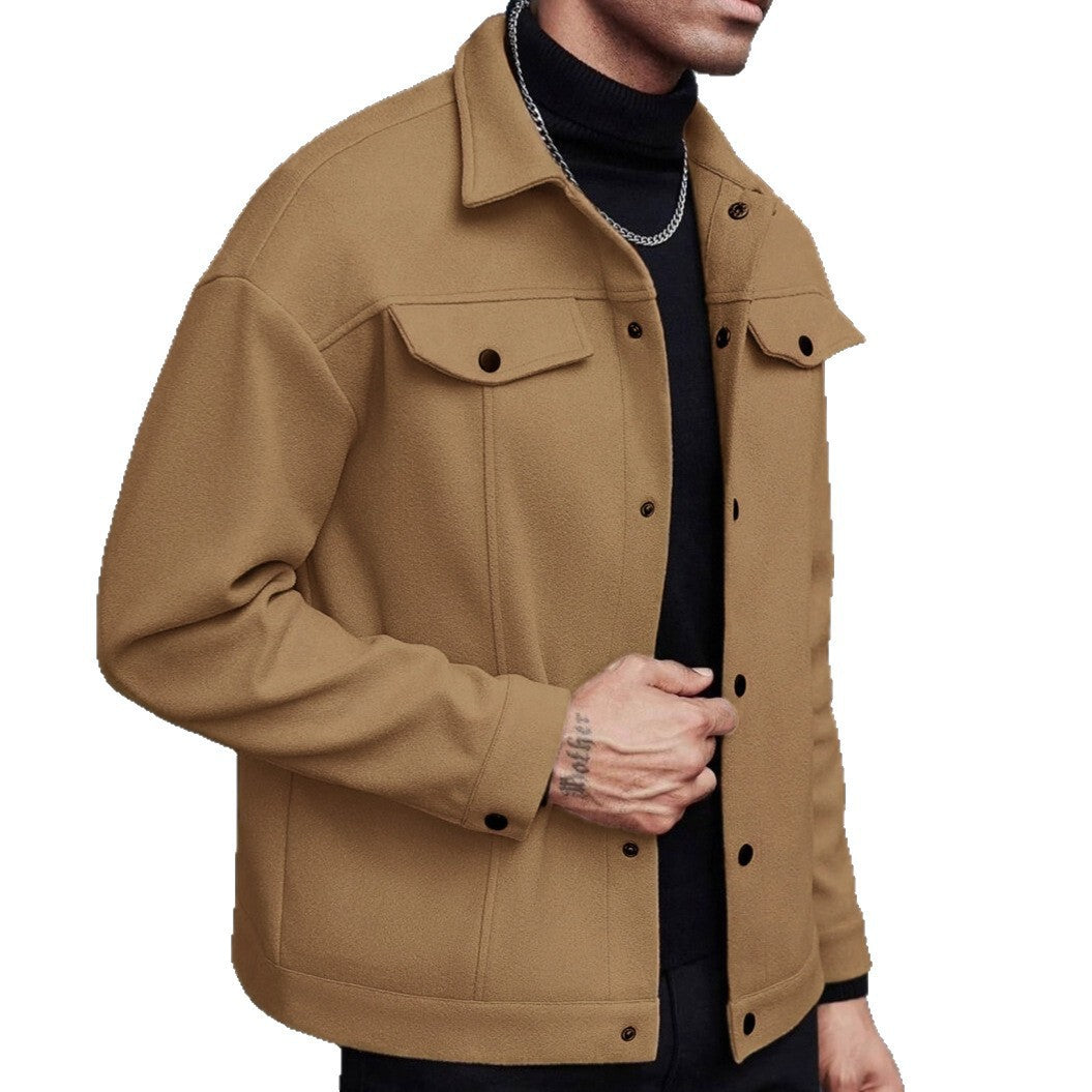 Herren moderne Freizeitjacke im lässigen Schnitt