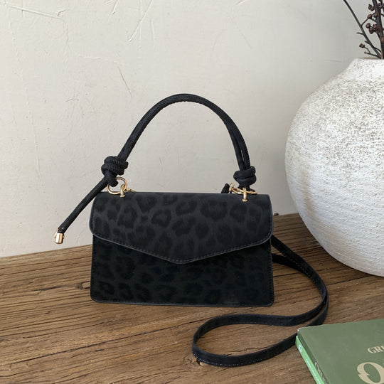 Damen Umhängetasche mit elegantem Leopardenmuster und abnehmbarem Schulterriemen Nord Taschen
