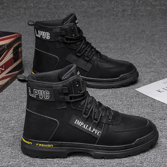 Damen Hohe Sicherheitsstiefel mit rutschfester Sohle und trendigem Design