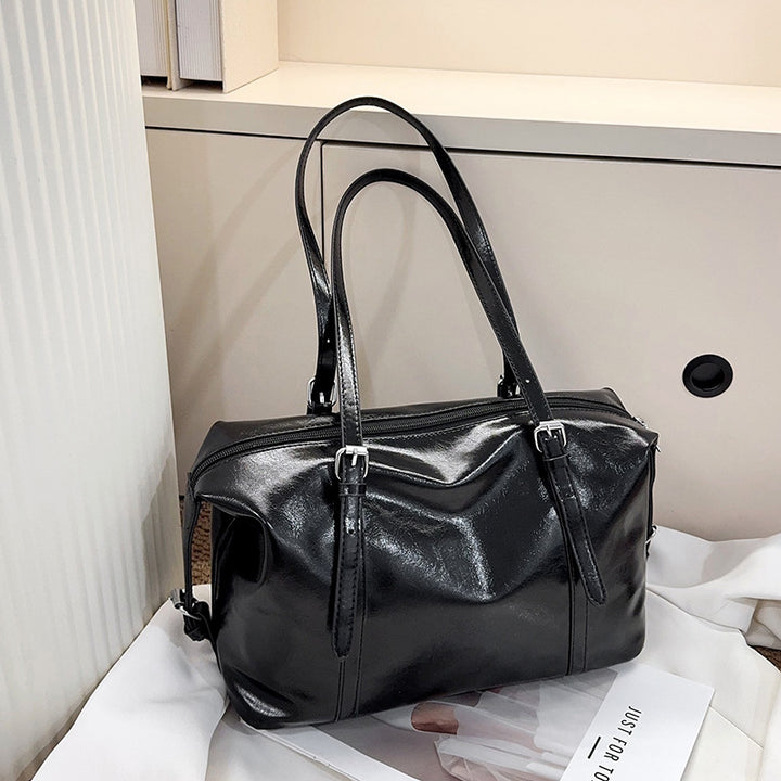 Damen elegante Handtasche mit hochwertiger, glänzender Oberfläche Nord Taschen