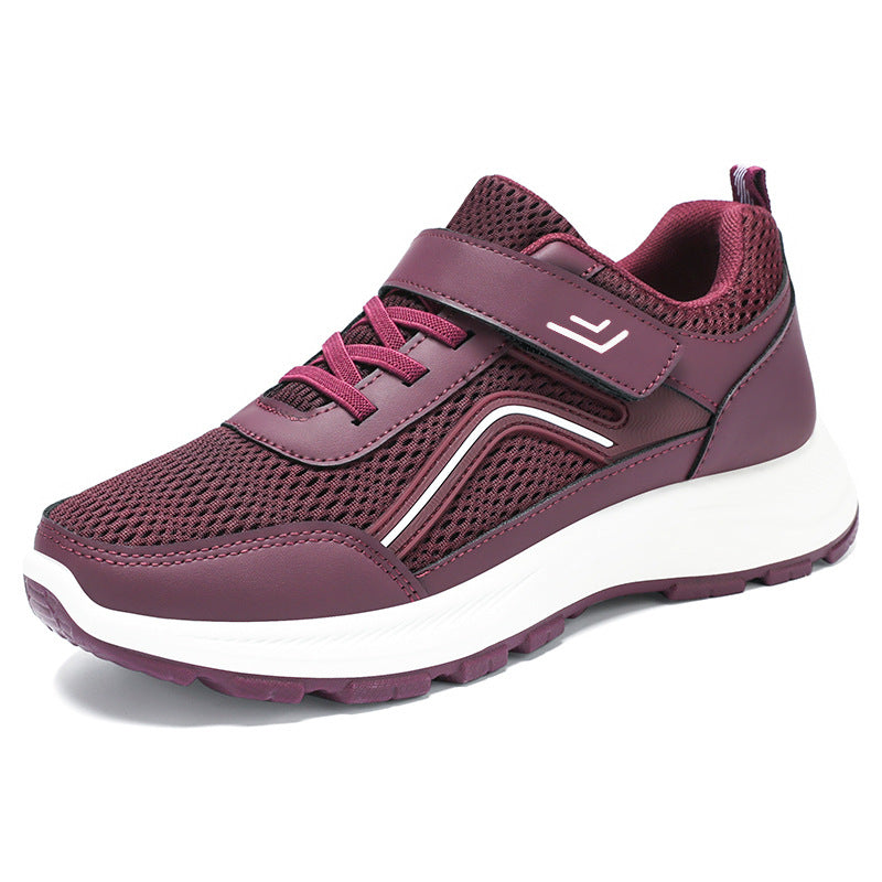 Damen Sportliche Freizeitschuhe mit rutschfestem Klettverschluss