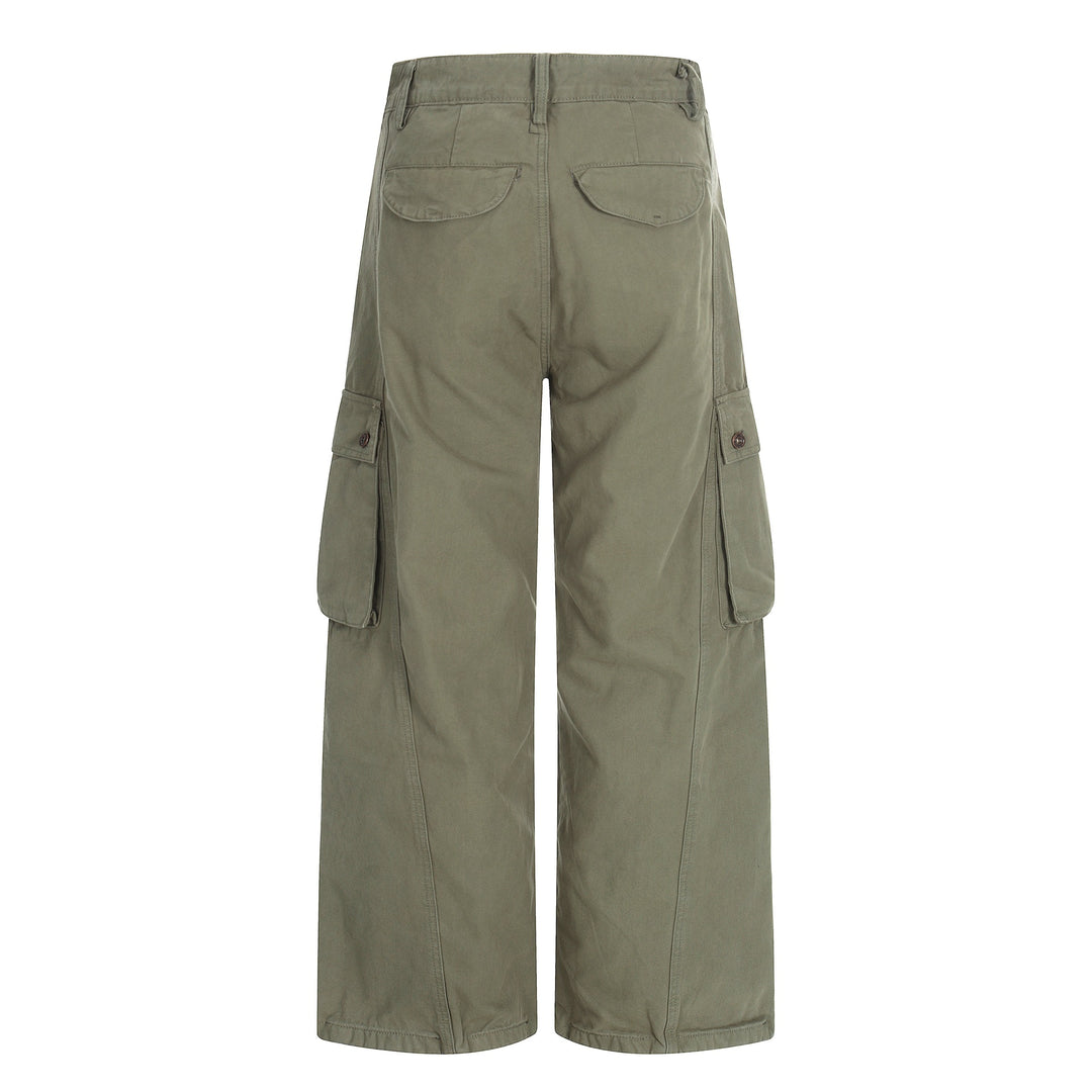 Damen Weite Cargo-Culotte-Shorts mit aufgesetzten Pattentaschen Nord Taschen